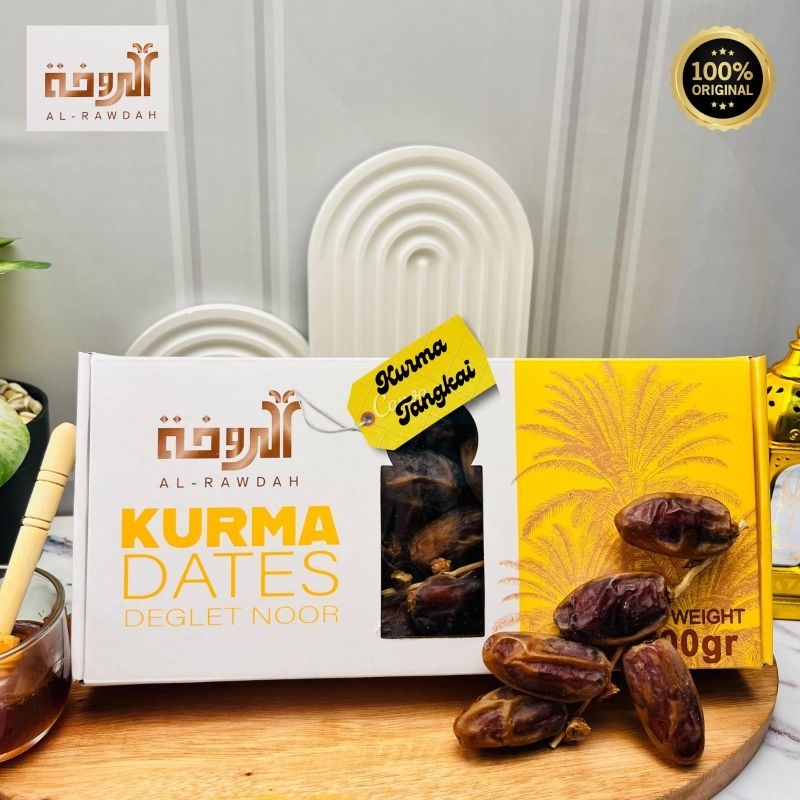 

Kurma Tunisia Tangkai Al Rawdah 500 gr