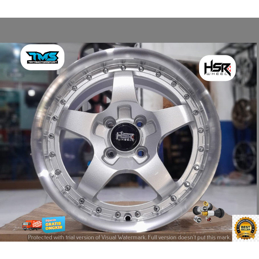 Velg Mobil Murah Ring 15 HSR BOB Pcd 4x114 Grandlivina Evalia Kijang Panther Accent Latio Elantra