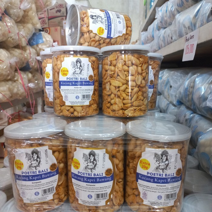 

poetri kacang bawang asli 320grm/toples
