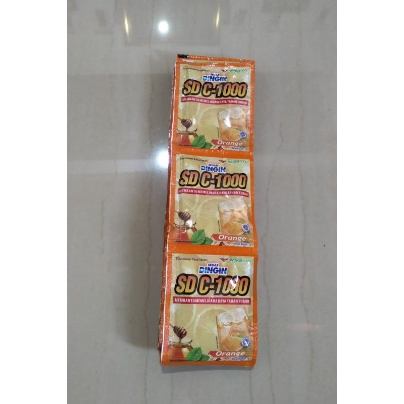 

SEGAR DINGIN Orange - PAKET ISI 6 SACHET