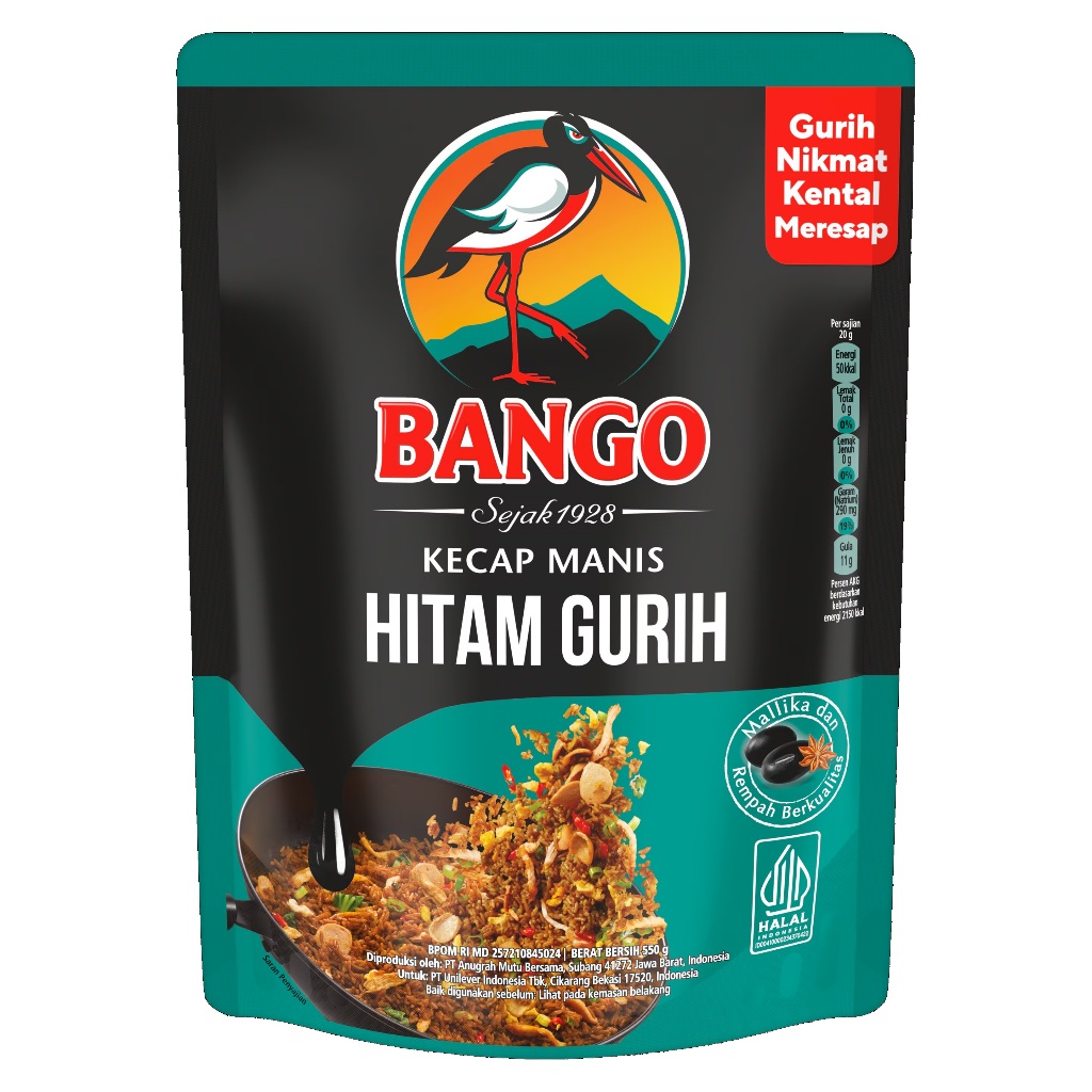 

Bango Kecap Manis Hitam Gurih 550 ml #UNI