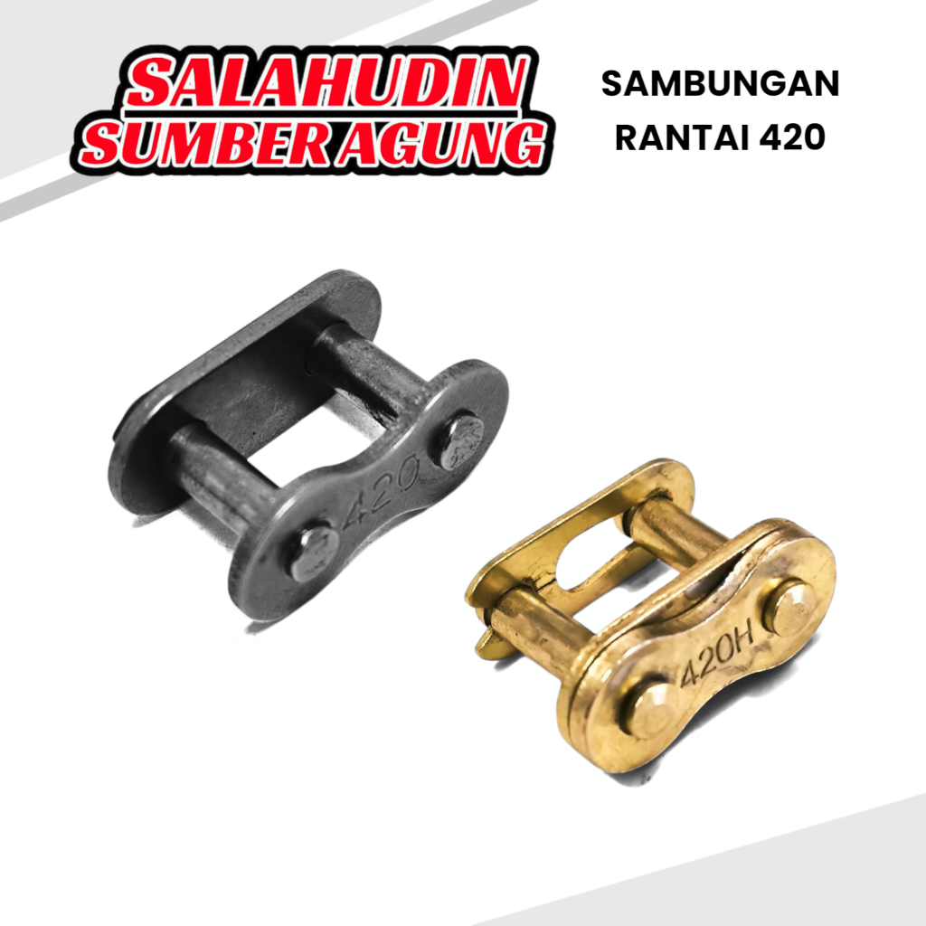 SAMBUNGAN RANTAI RANTE UKURAN 420H GOLD HITAM