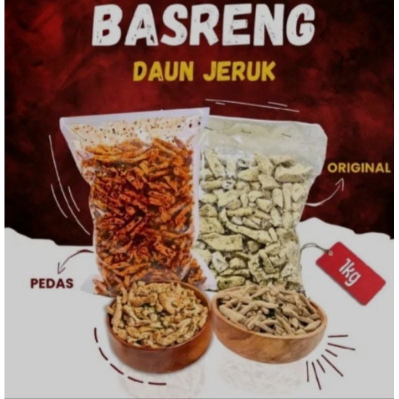 

Basreng pedas/original daun jeruk 250 gram sampai 1 kg