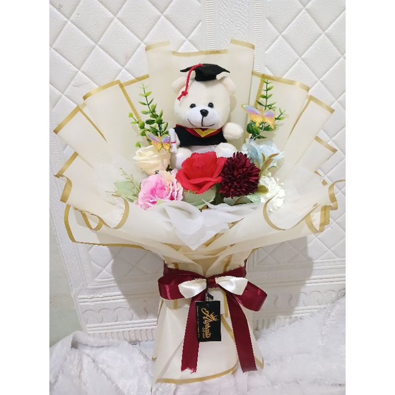BUKET WISUDA // GRADUATION BOUQUET // BUKET BONEKA WISUDA JUMBO