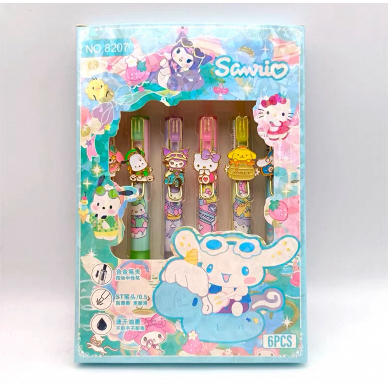 

set pen pulpen alat tulis sanrio