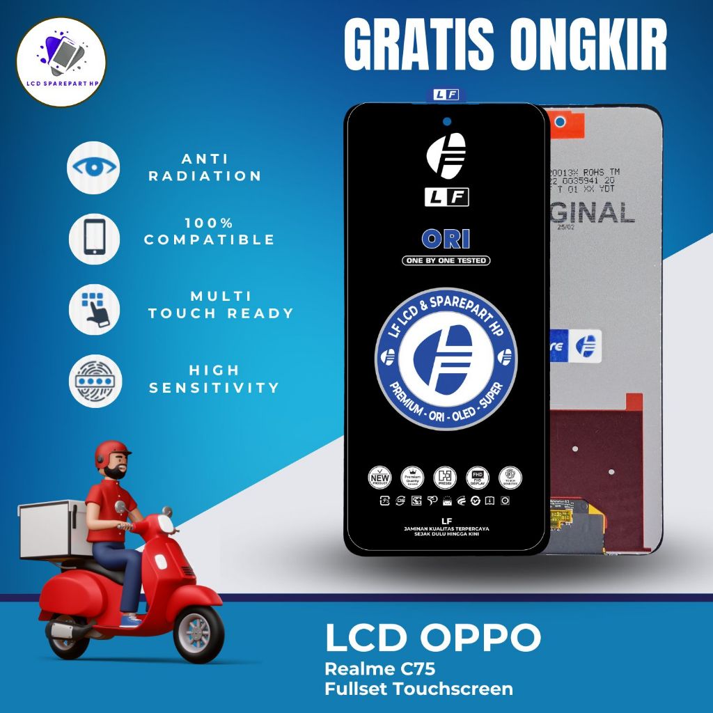 LCD REALME C75 FULLSET TOUCHSCREEN