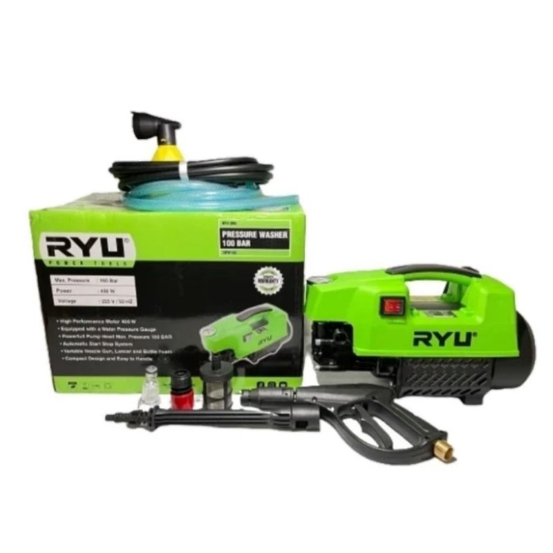 RYU Mesin Jet Cleaner RPW 100 Pressure Washer mesin cuci kendaraan dan Ac