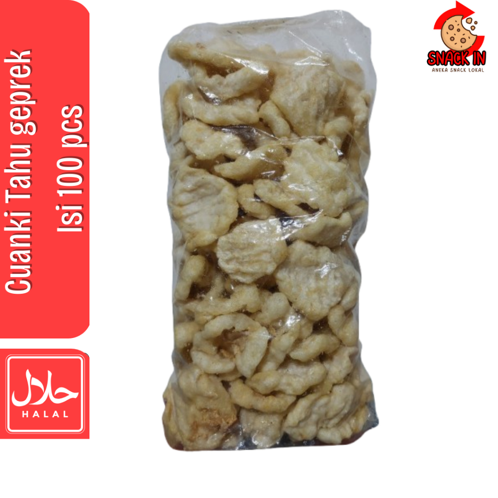 

Cuanki tahu geprek isi 100pcs cuanki tahu gepeng toping seblak baso aci