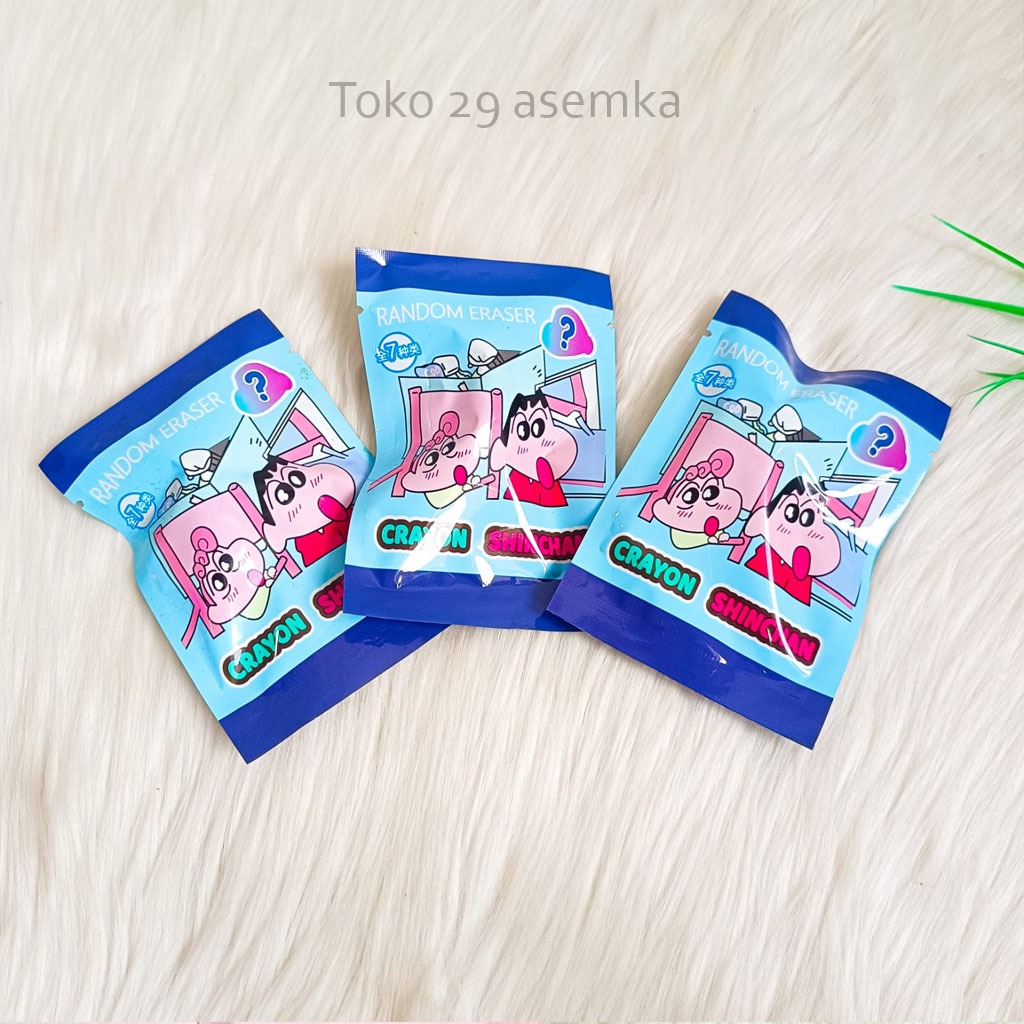 

PENGHAPUS MISTERY BAG SHINCHAN SETIP STIP ERASER MISTERY LUCU UNIK KARAKTER ALAT TULIS SEKOLAH
