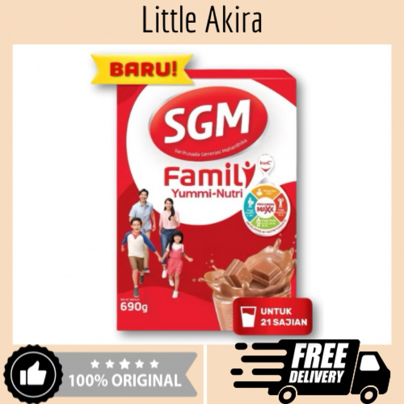 

SGM Family Yummi Nutri Creamy Chocolate Susu Keluarga 690gr | Oct 25