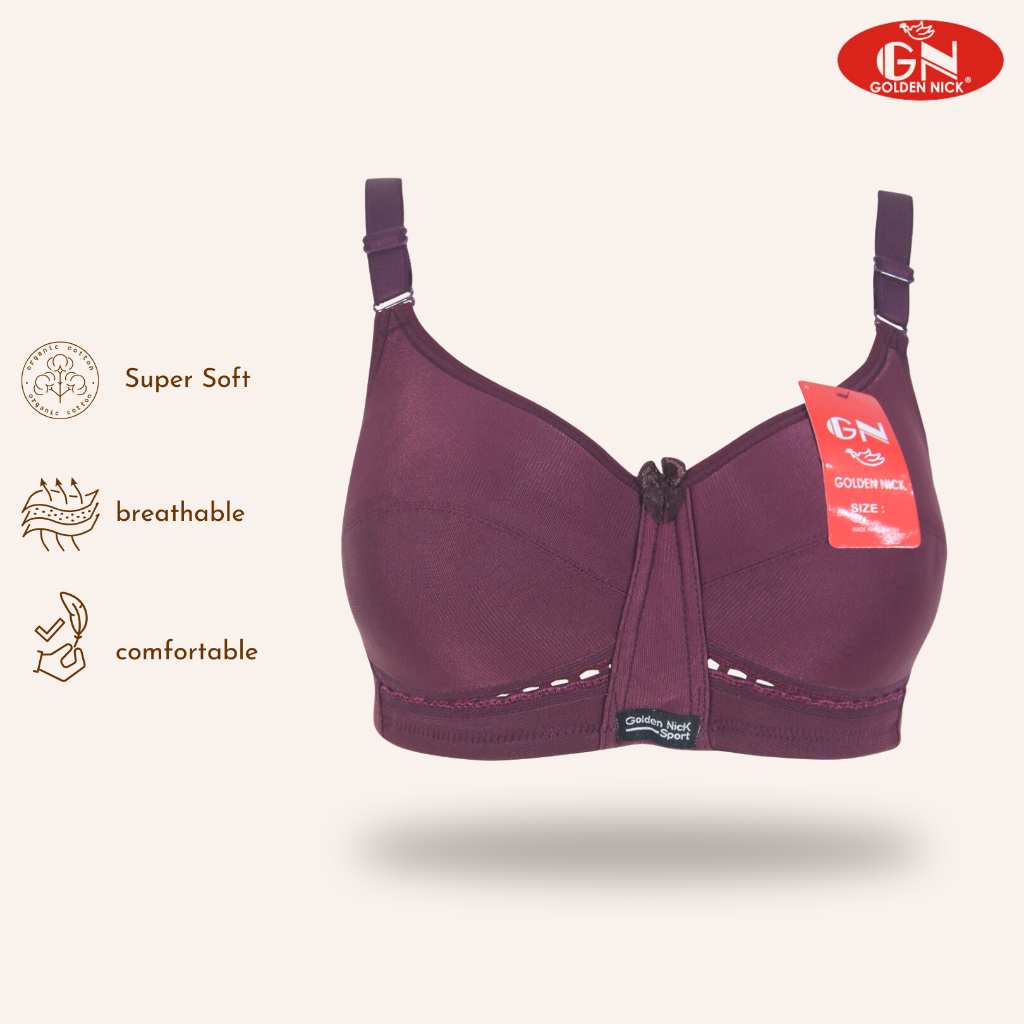 Golden Nick - Bra Sport BH K366 Busa Tipis Tanpa Kawat Berkualitas Sport Bra Golden Nick COD JAKARTA