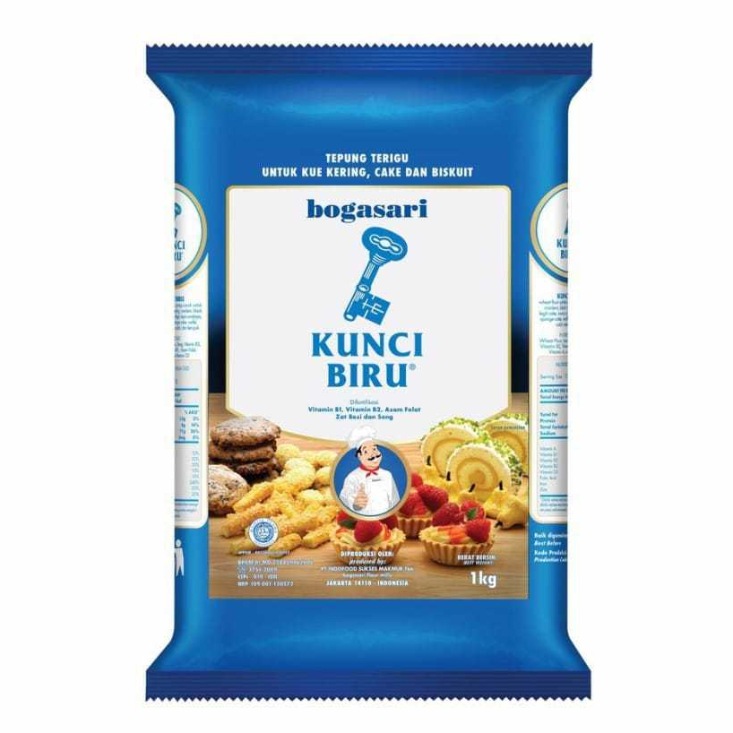

BOGASARI KUNCI BIRU TEPUNG TERIGU 1KG - TEPUNG TERIGU