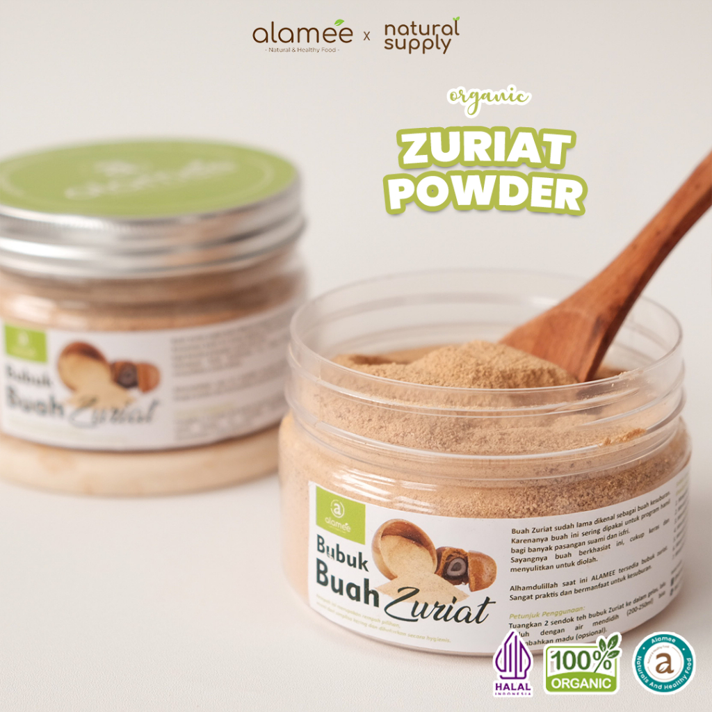 

ALAMEE Serbuk Zuriat Murni Powder Bubuk Zuriyat 125 gram hibiscus food