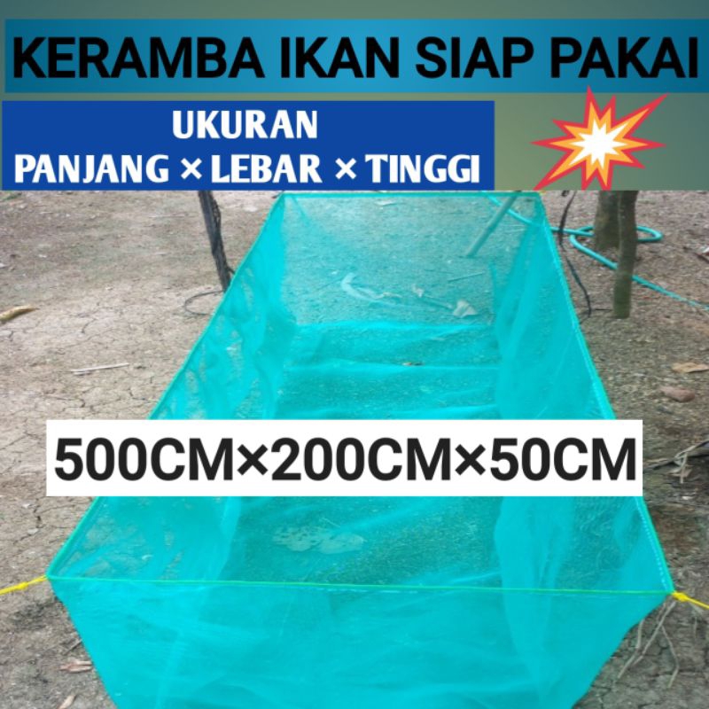 keramba Ikan hapa ikan siap pakai
