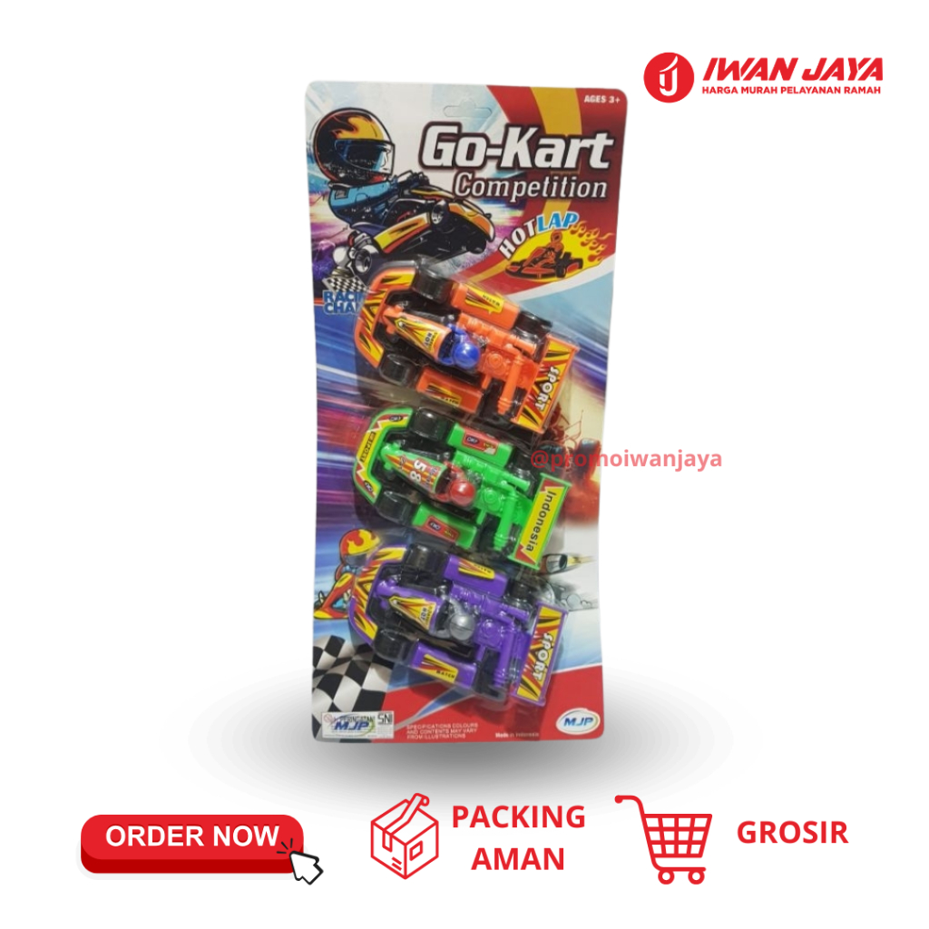 Mainan set GO-KART mobil mobilan balap fullback