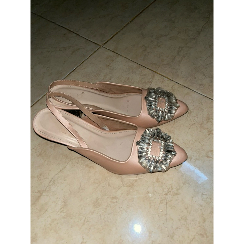 preloved Heels fld rose gold