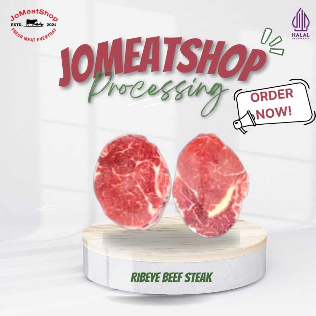 

Daging Sapi Import Aus Ribeye Cuberoll Beef Steak 200gr, 500 gr