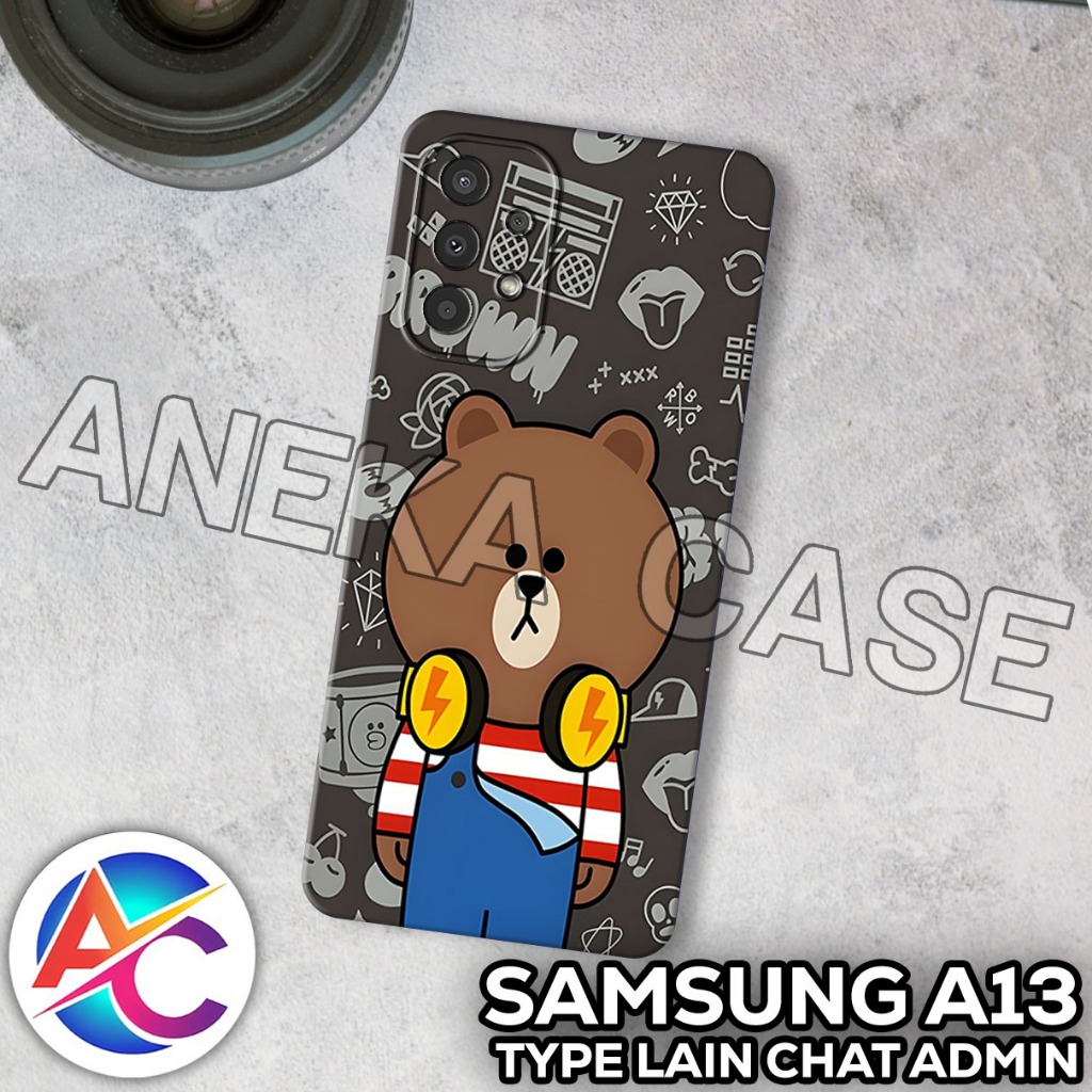 AC55/Case Samsung A13/Motif LINE /softcase Samsung A13/casing Samsung A13/silikon Samsung A13