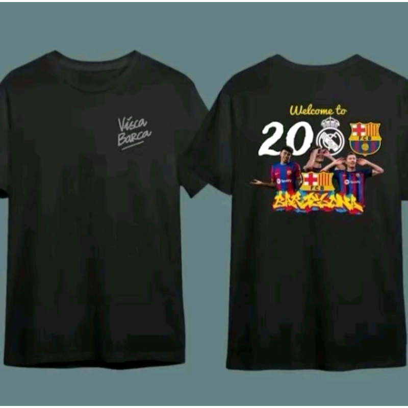 KAOS T-SHIRT VISCA BARCA WELCOME TO 2025 GKS