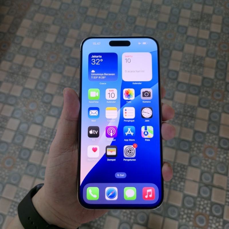 iPhone 15 Pro Max 256GB Second Garansi Resmi iBox