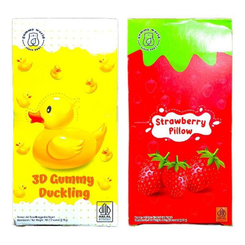 

3D Gummy Duckling | Isi 12pcs