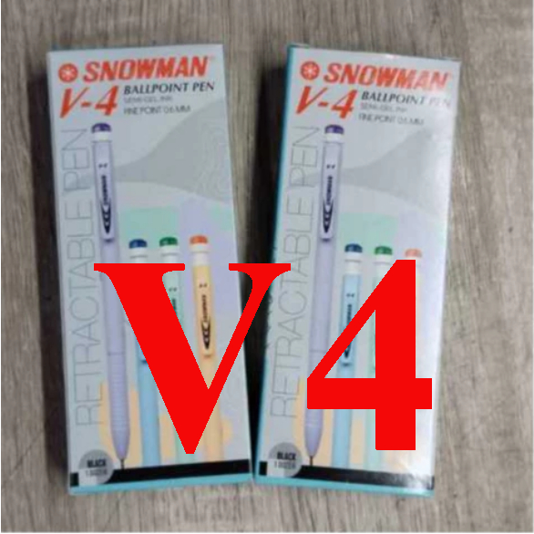 

PENA / BALLPOINT V4 SNOWMAN 0.6 MM HRG PER LUSIN