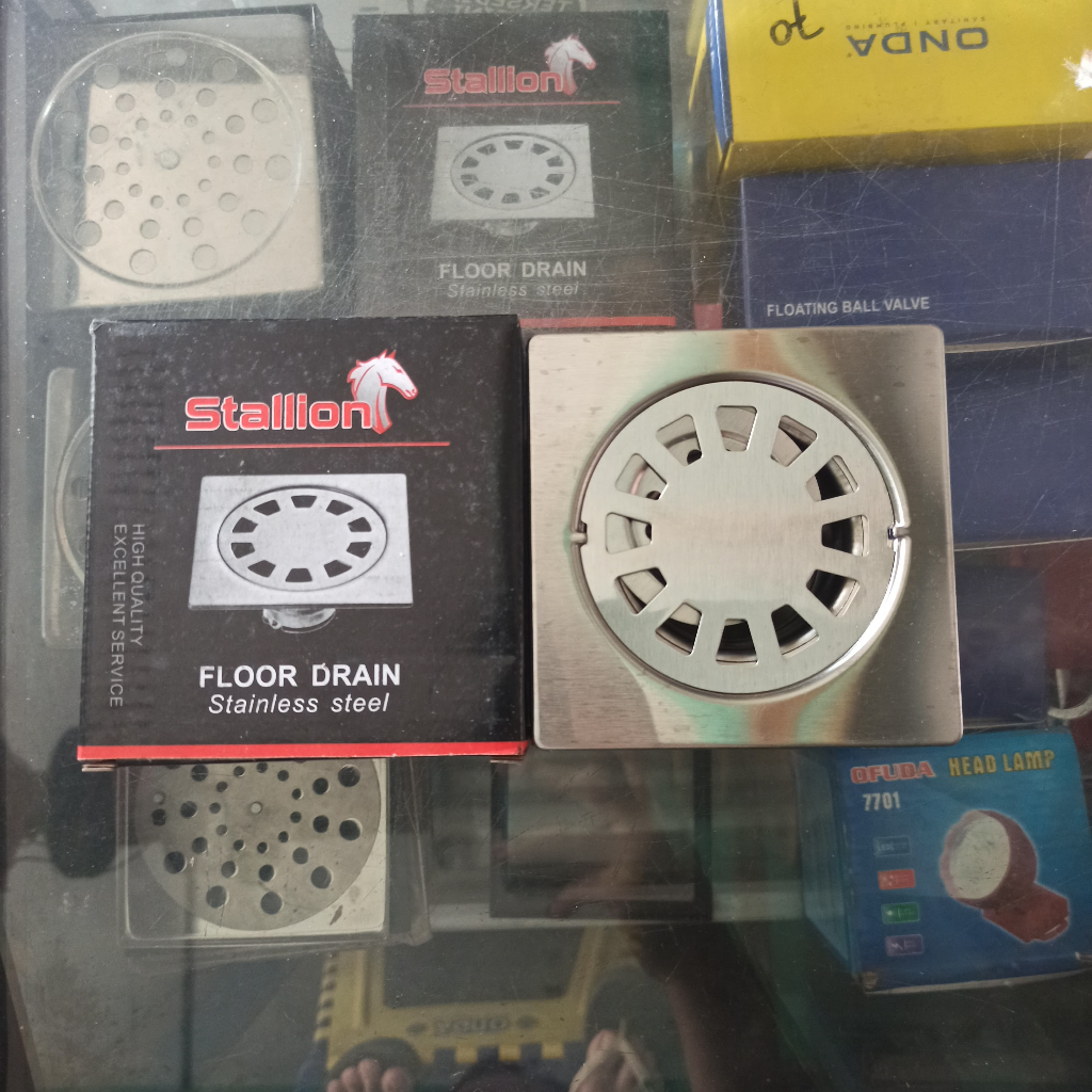 Floor Drain Saringan Got Otomatis Stainless Steel WC Kamar Mandi STALLION / Saringan Pembuangan Air 