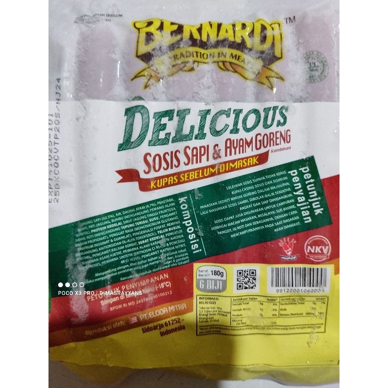 

SOSIS BERNARDI DELICIOUS