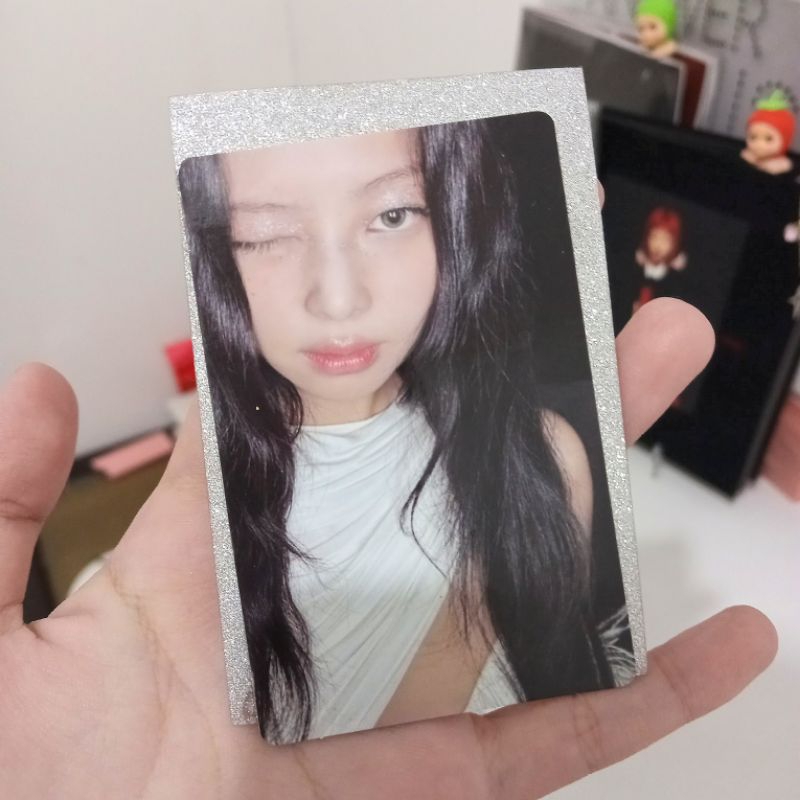 photocard jennie wink album ruby zen version red mantra pc official