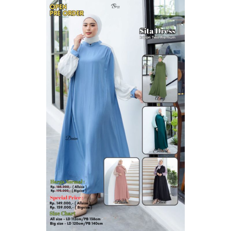 SITA DRESS by BELVA FASHION