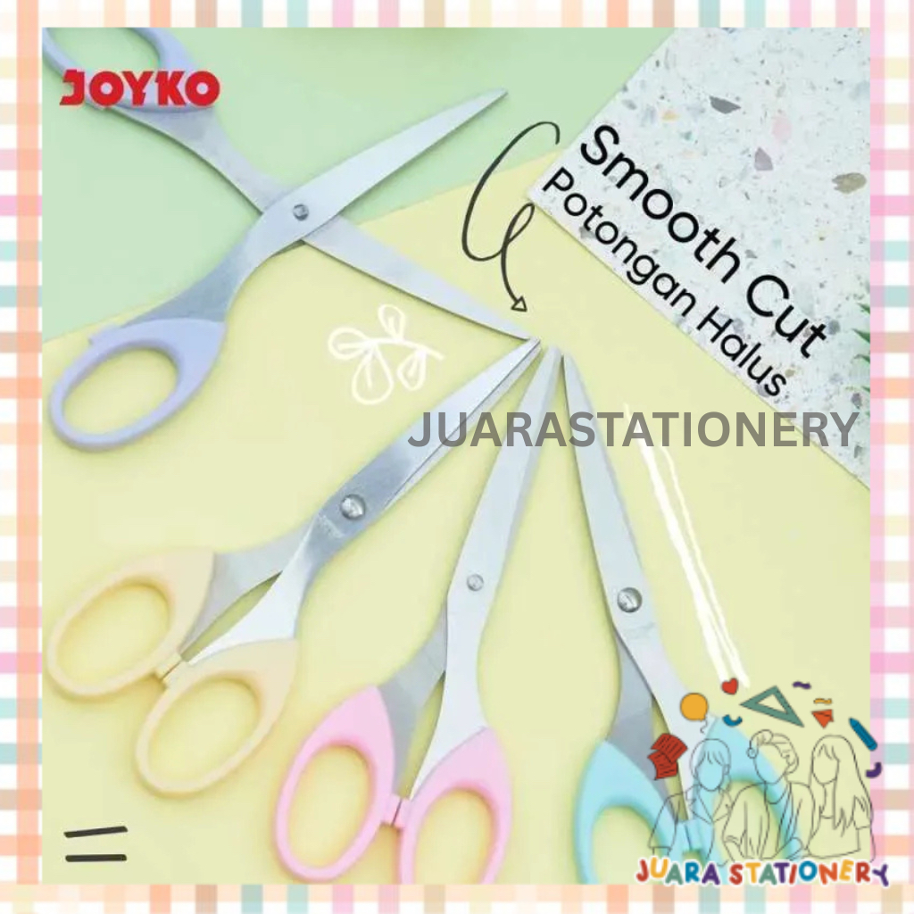 

(1251) JUARASTATIONERY Gunting Joyko SC-838PTL Gunting Sedang Pastel / Scissors Kertas Gunting 848