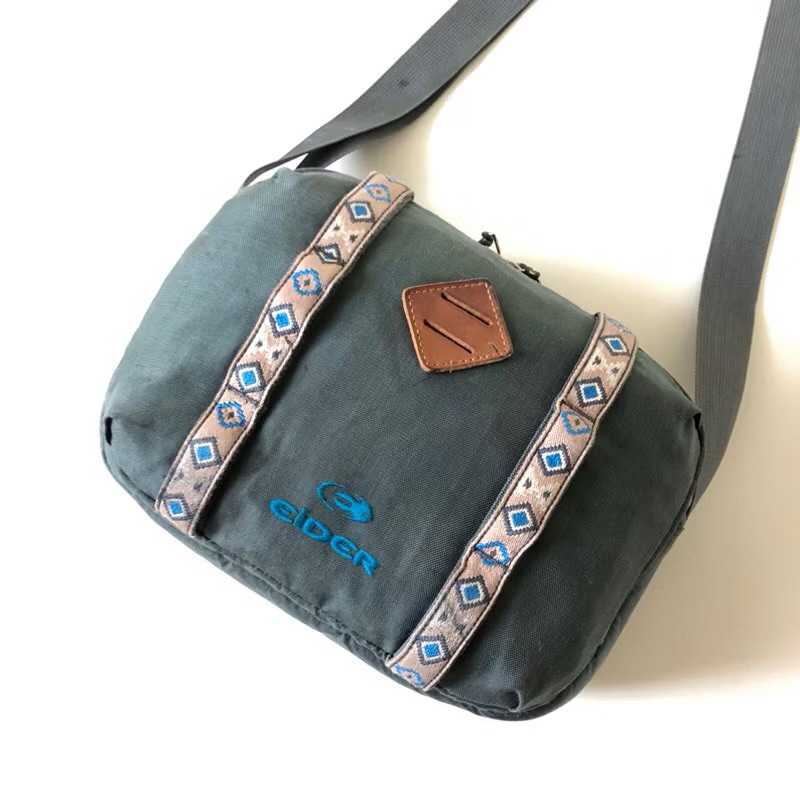 Eider Aztec Navajo Outdoor Shoulder Bag Sling Bag Green