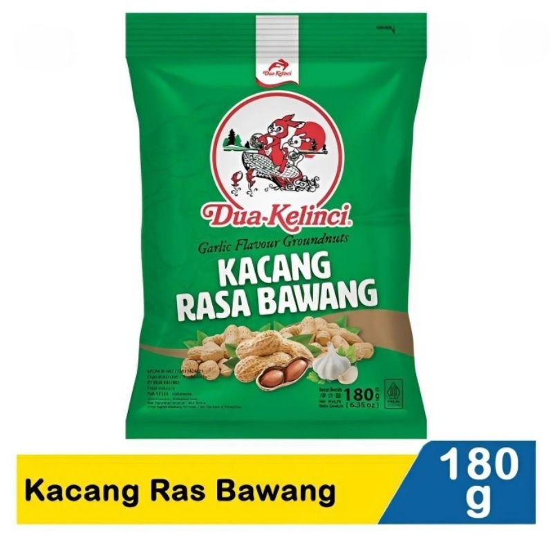 

Dua Kelinci Kacang Kulit Bawang Putih 180g