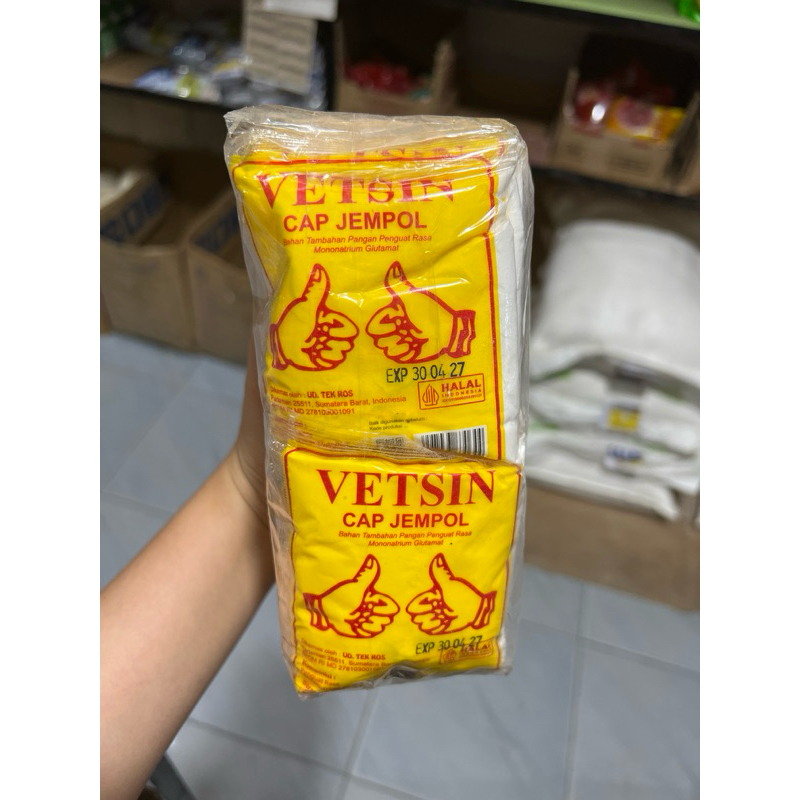 

Vetsin Cap jempol (penguat rasa) satuan 50 gr