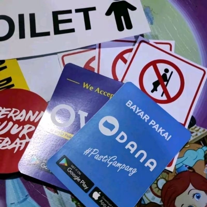 

stiker vynil bisa custom