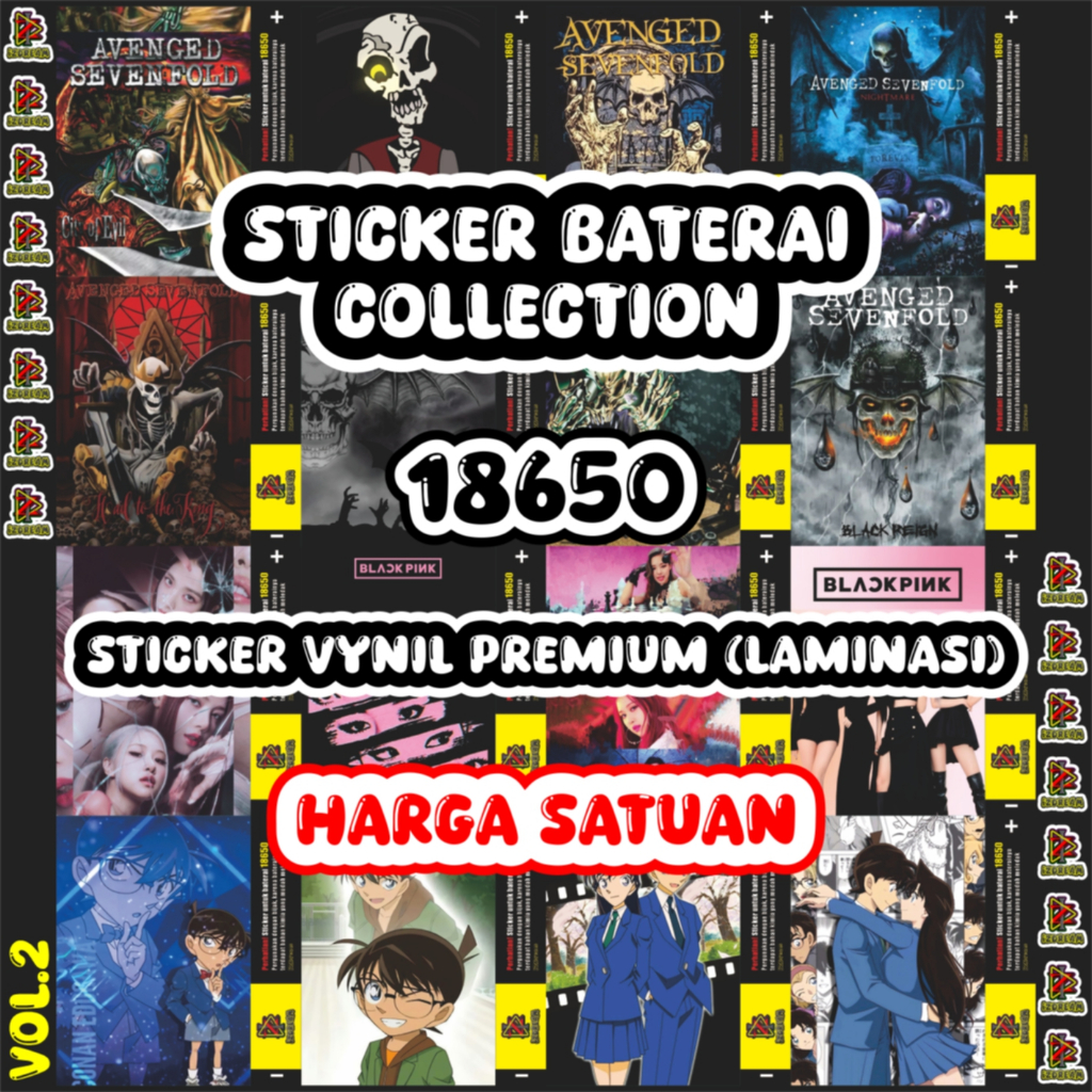 

STICKER COLLECTION VYNIL PREMIUM LAMINASI (HARGA SATUAN) VOL.2