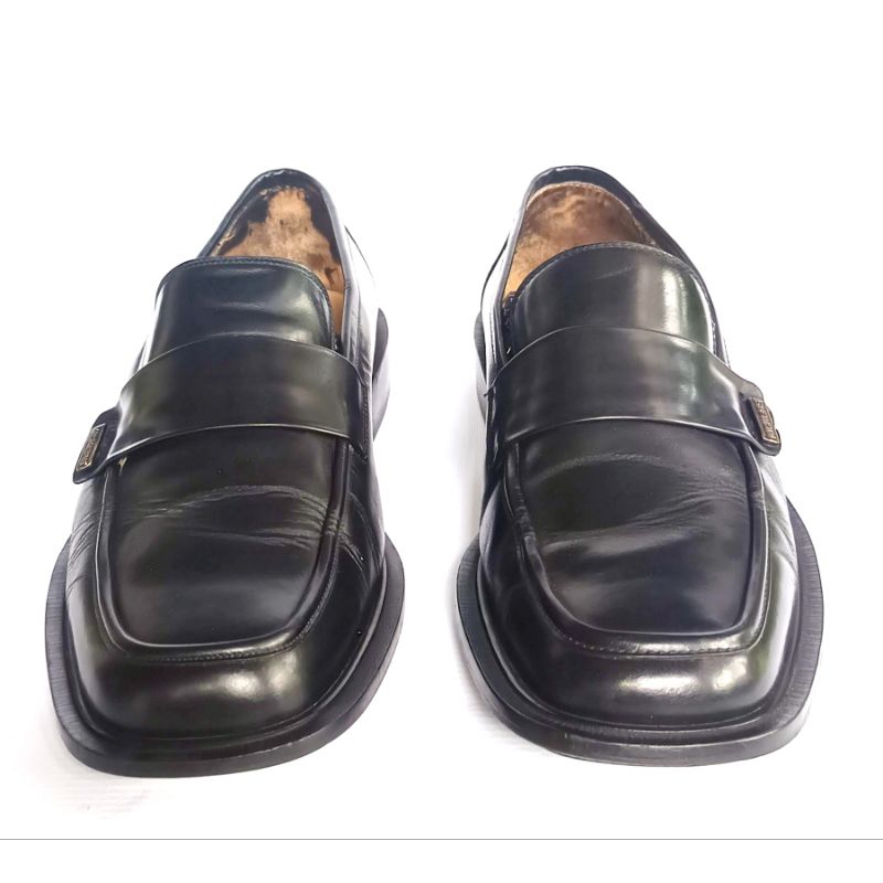 Kickers Pantofel Slip On full black. Sepatu second branded original