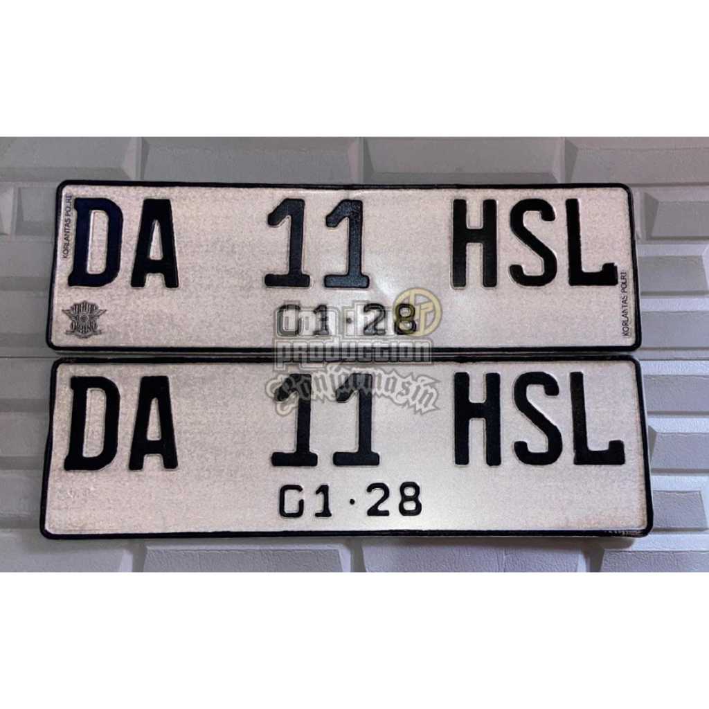 PLAT MOBIL REFLEKTIF FONT BARU SAMSAT PLAT MENYALA