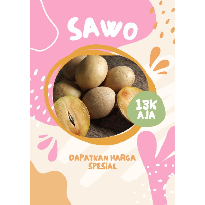 

SAWO MADU KEMASAN 1 KG BISA COD GRATIS ONGKIR