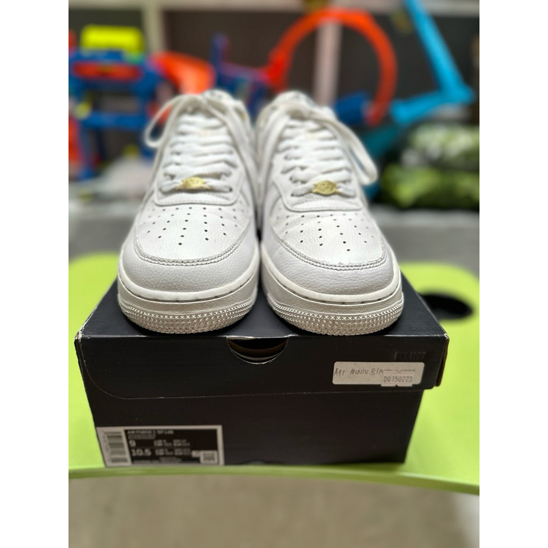 NIKE AIR FORCE 1 LOW ANNIVERSARY WHITE BLACK