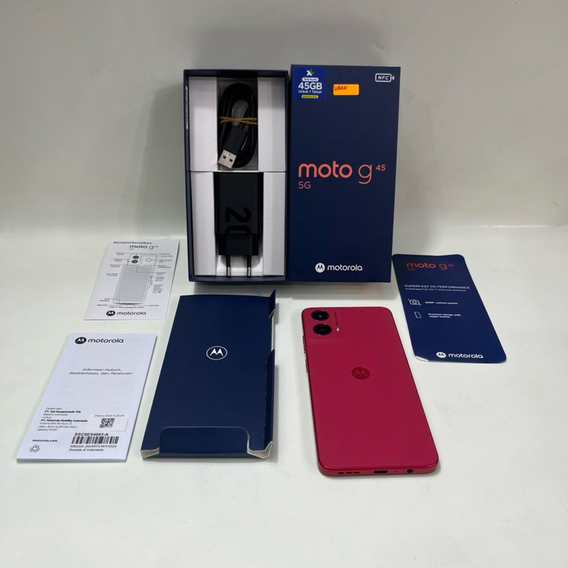 Motorola G45 5G 8/256gb Fullset Second Garansi Resmi
