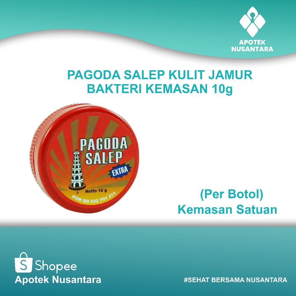 Pagoda Salep Extra 10 gr Salep Gatal, Kudis, Jamur, Panu & Kutu Air / Salep Kutu Air untuk Kaki Pali