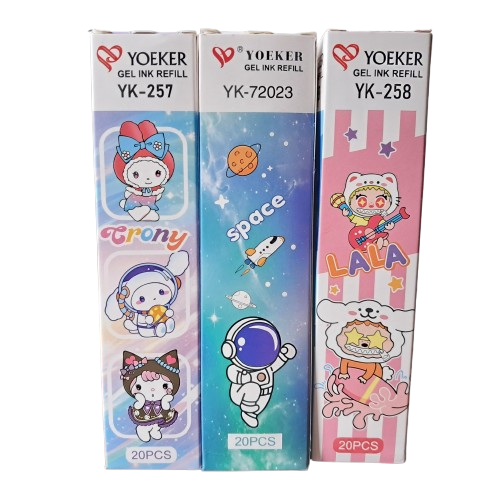 

ISI PENA GELL YOEKER 1 LUSIN ISI 12 PCS