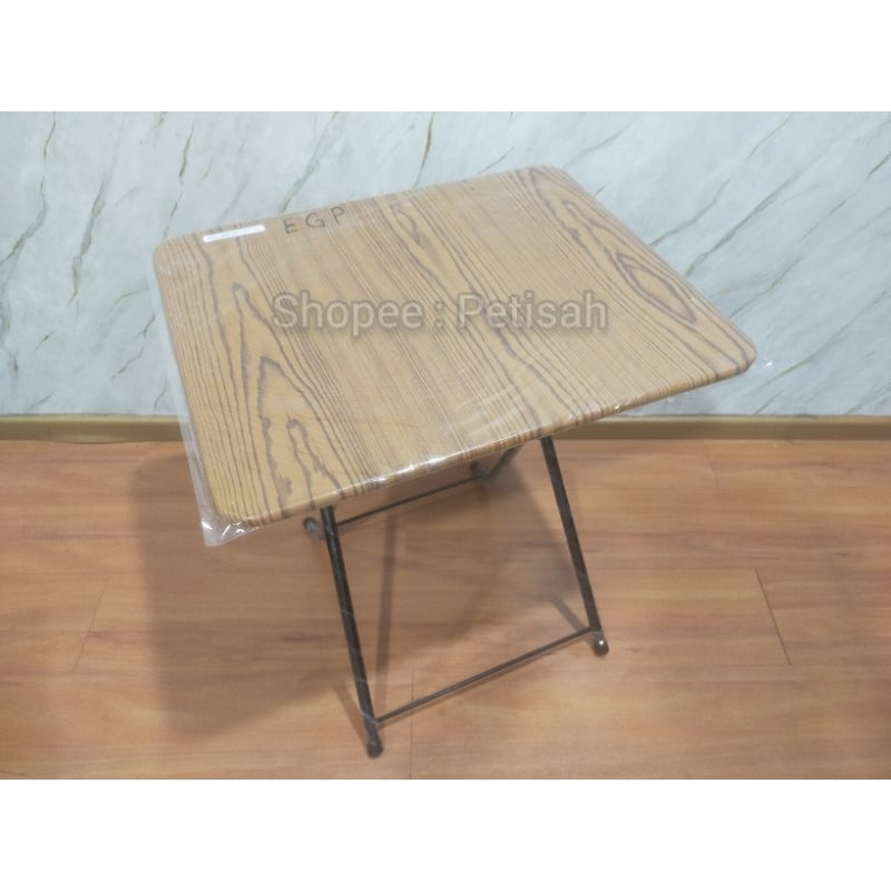 Meja Lipat Kayu 59×49×63 cm / Meja Kayu Serbaguna / Meja Belajar / Meja Laptop Portable / Meja Porta