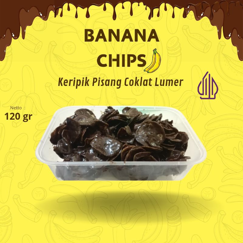 

Keripik Pisang Lumer Coklat, Tiramisu, Stroberi, Matcha 120 Gram
