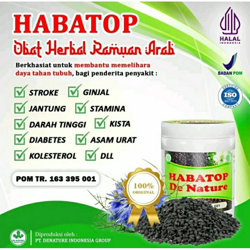 Habatop Obat Herbal isi 200 kapsul