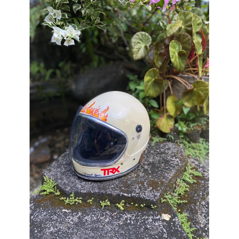 Helm  trx fullface gringo jadul lawas ori kiwi dmi vigano cakil robot gag chips retro klasik
