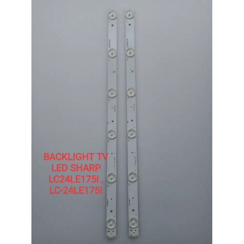 1 set backlight lampu latar tv led sharp LC-24LE170I , LC-24LE175I