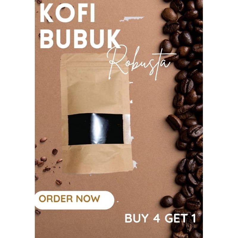 

Tepung kopi robusta bor bor
