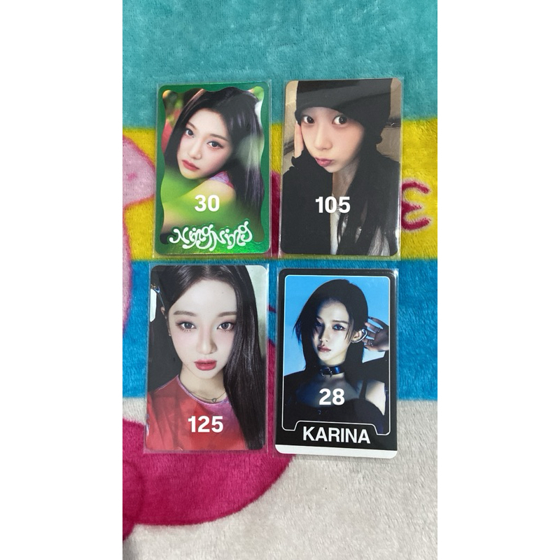 TRADING CARD PHOTOCARD OFFICIAL AESPA BETTER THINGS/DRAMA NINGNING GISELLE KARINA